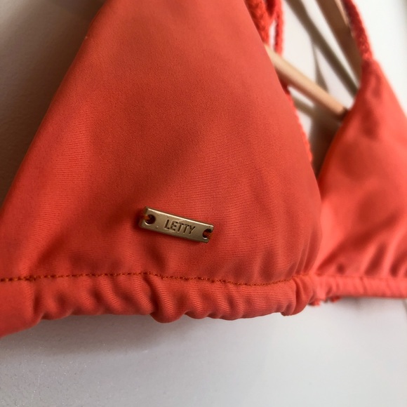 Orange string bikini - Picture 2 of 4